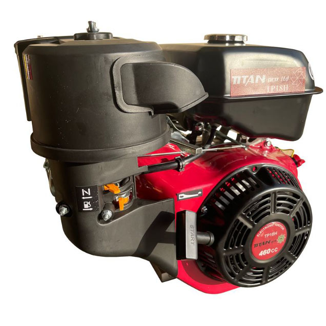 Order a This 18HP 460cc petrol engine is the most powerful ever offered by Titan Pro - not only is it top of the class for reliability, but also in terms of raw power. In stock now, ready for immediate despatch.